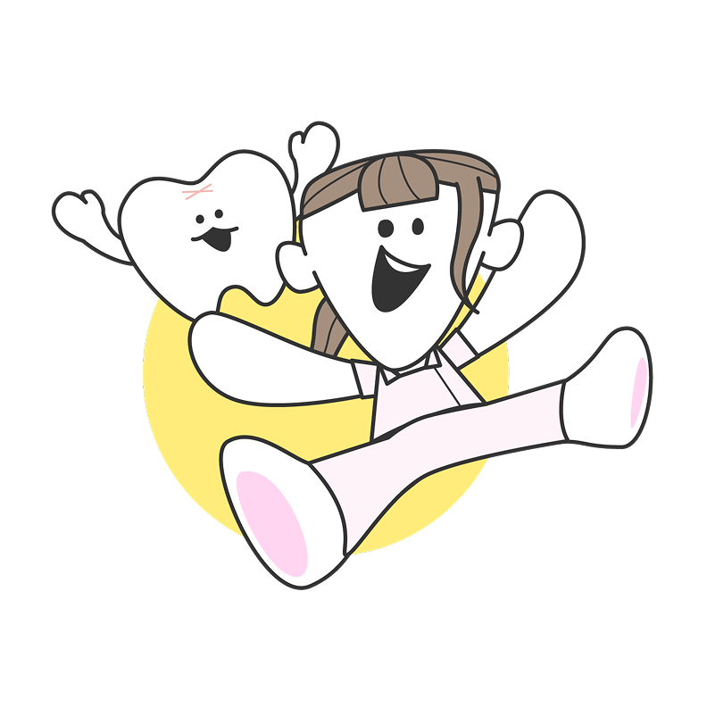 ジャーンってしてるイラスト