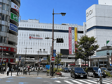 柏市の街並み