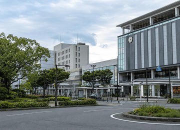久留米市の街並み