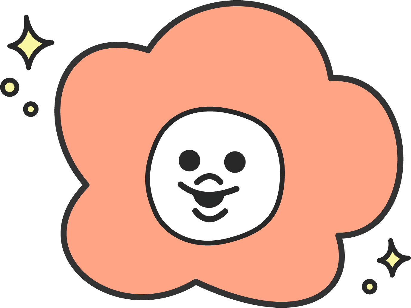 キラキラしてる花の妖精