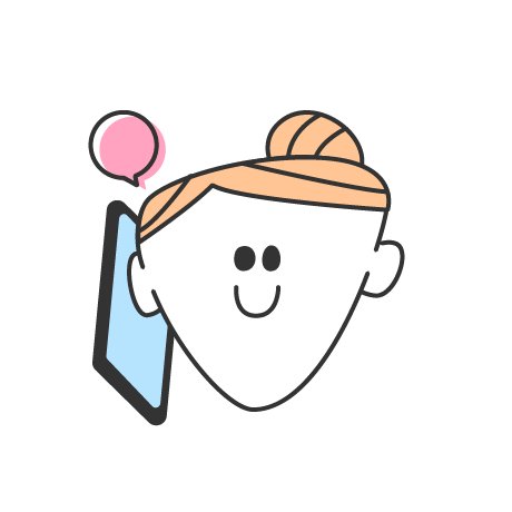 電話に出る人