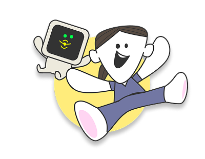 ジャーンってしてるイラスト