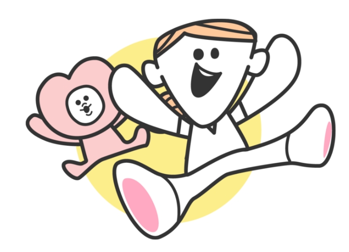 ジャーンってしてるイラスト