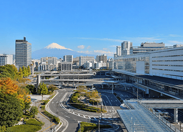 静岡市の街並み