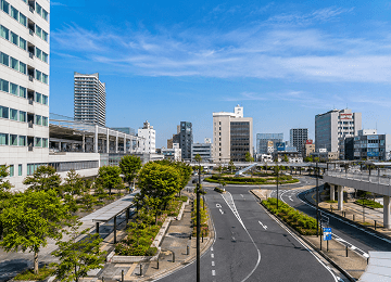 豊田市の街並み