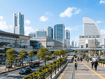 横浜市の街並み