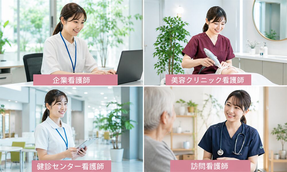 病院以外の働き方10選！看護師の資格を活かせる意外な職場と転職のコツ