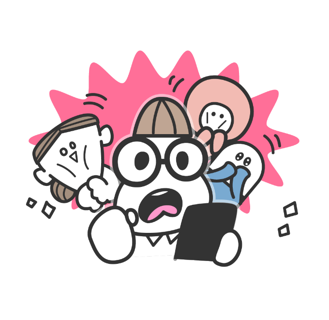 交渉する人