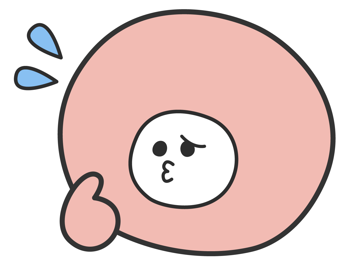 ピンクの妖精汗