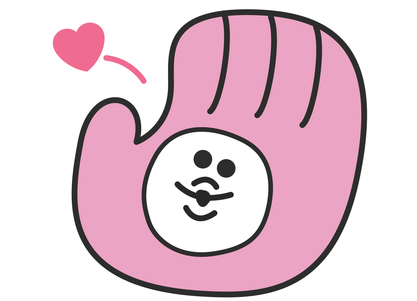 笑顔な手の妖精