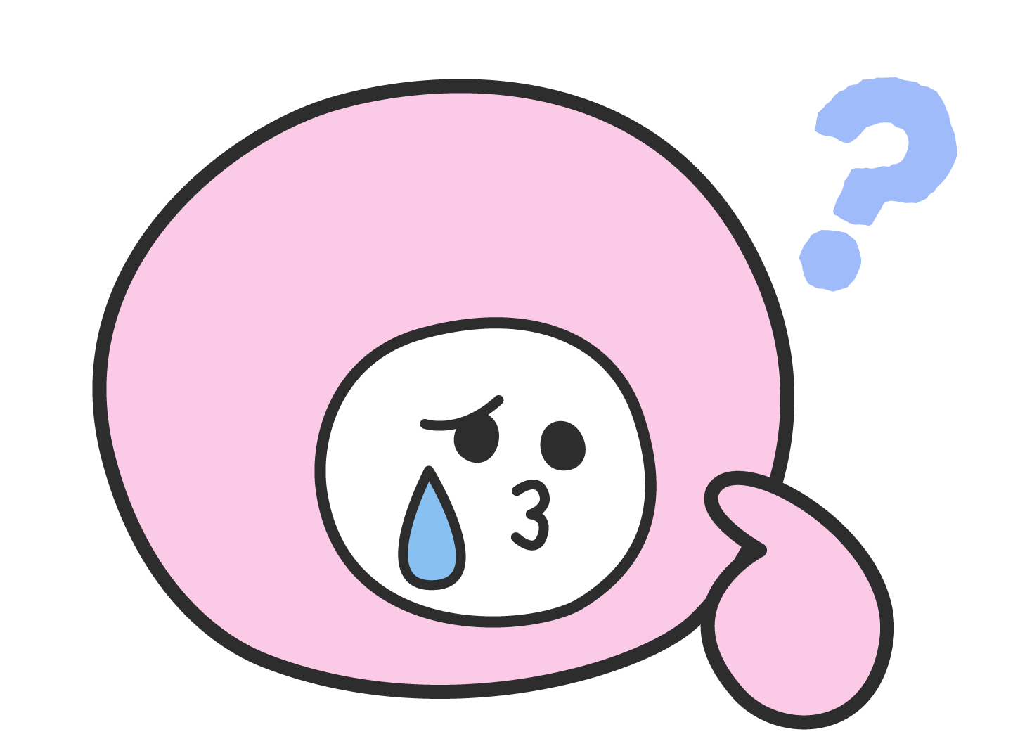 考えている黄色い妖精